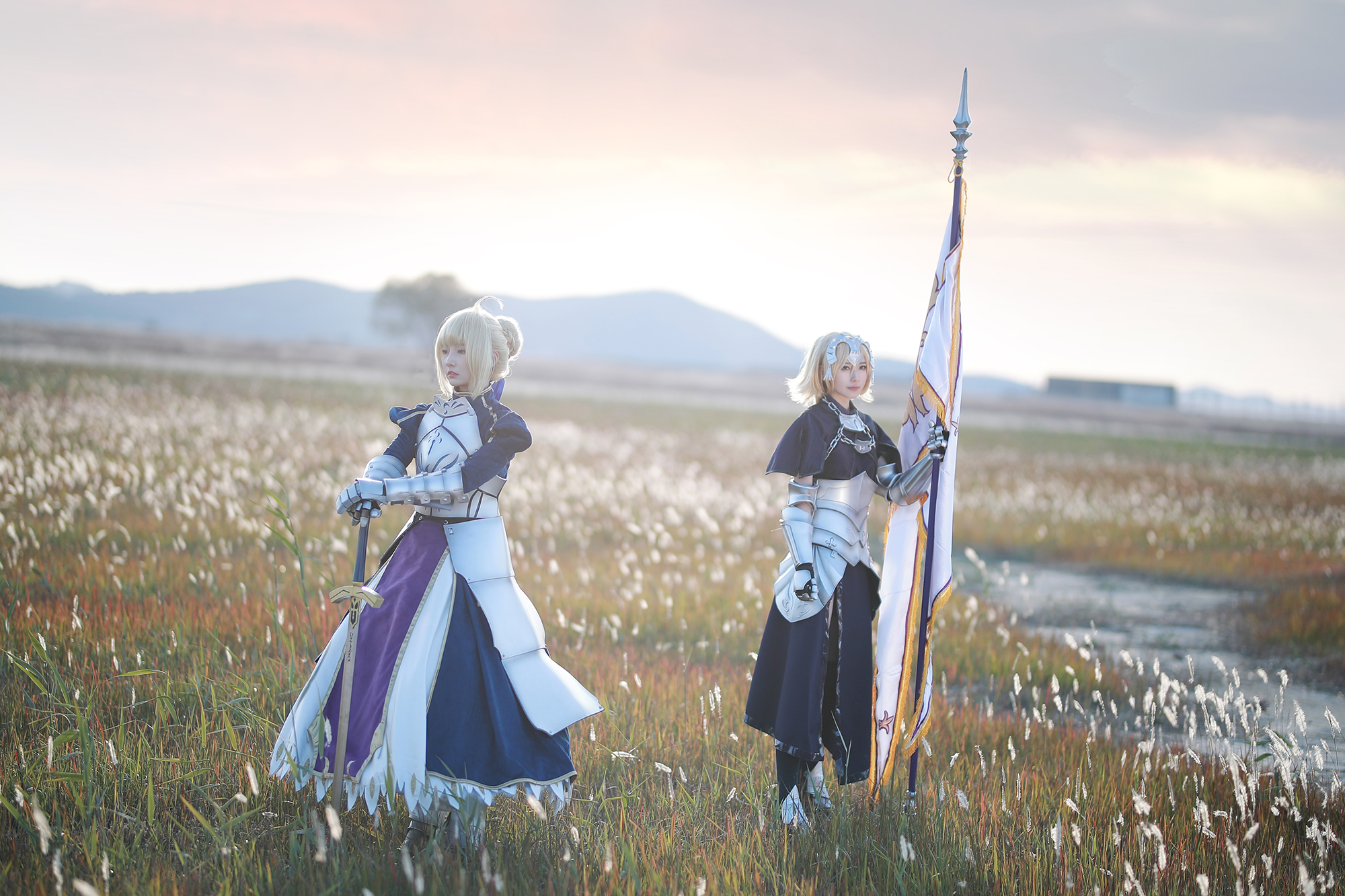 FGO Fate/Grand Order阿尔托莉雅与圣女贞德Cosplay