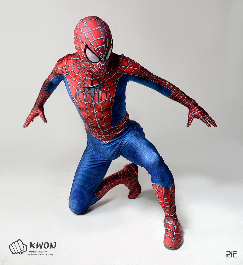 超还原全包紧身衣蜘蛛侠Cosplay