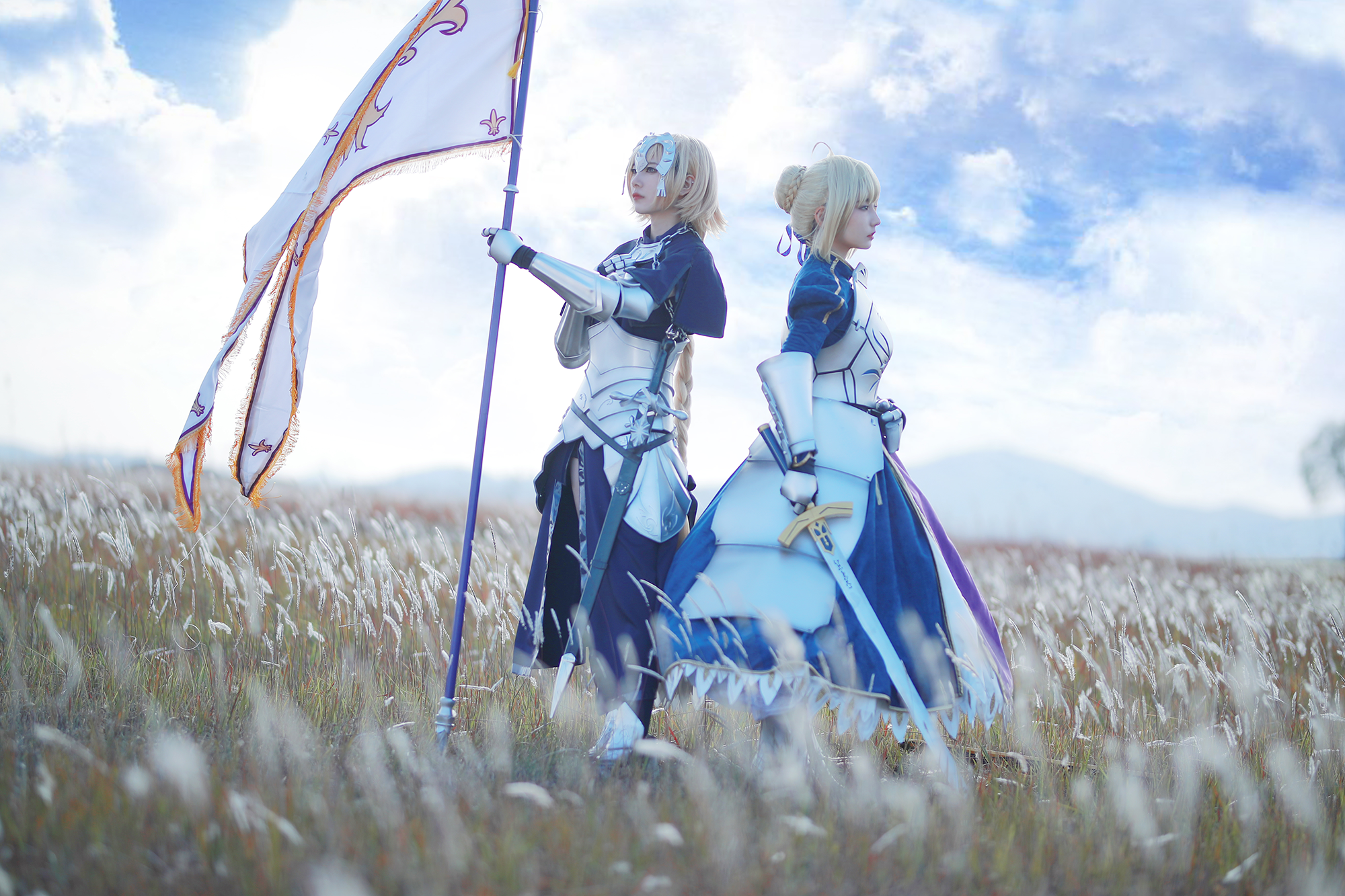 FGO Fate/Grand Order阿尔托莉雅与圣女贞德Cosplay