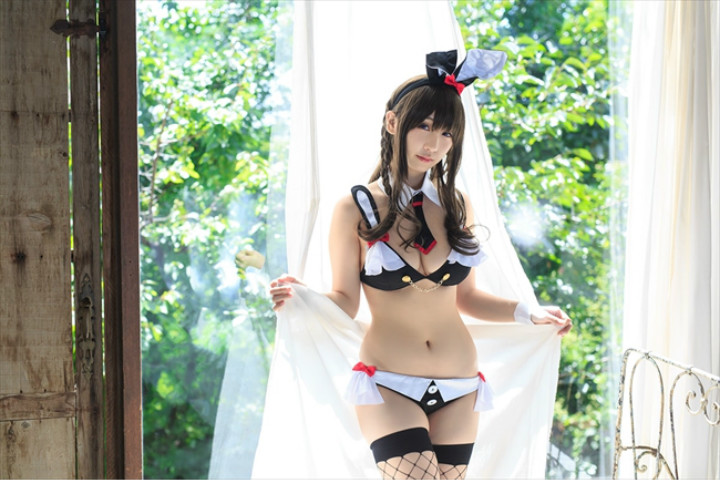 日本Cosplayerせんき：性感兔女郎装束