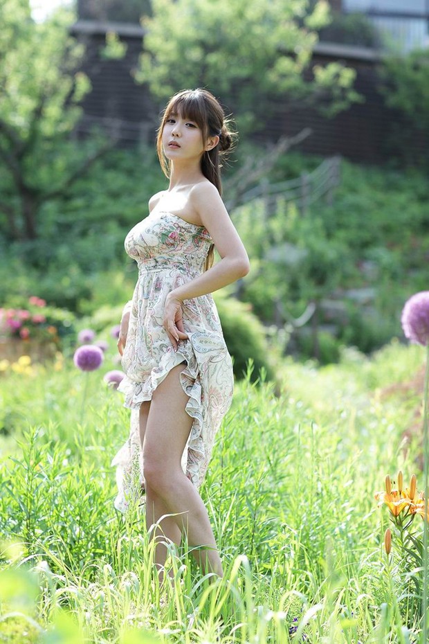 韩国车模许允美小清新写真照片