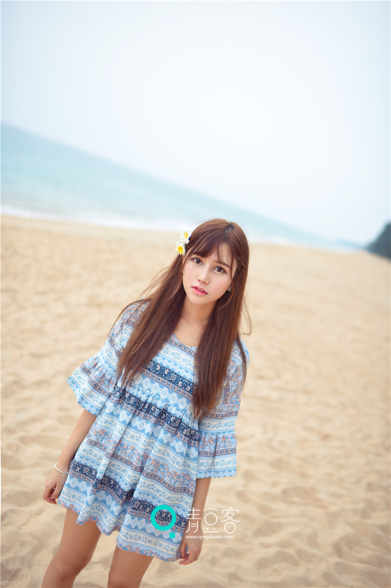 彩虹色棉袜小清新妹子绝美视觉享受