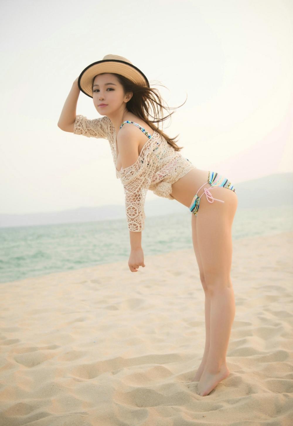 高清海边清凉美女刘娅希艺术个人写真照片