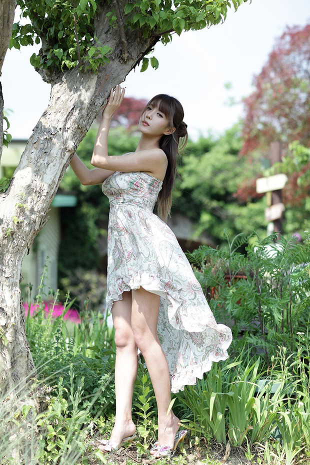 韩国车模许允美小清新写真照片