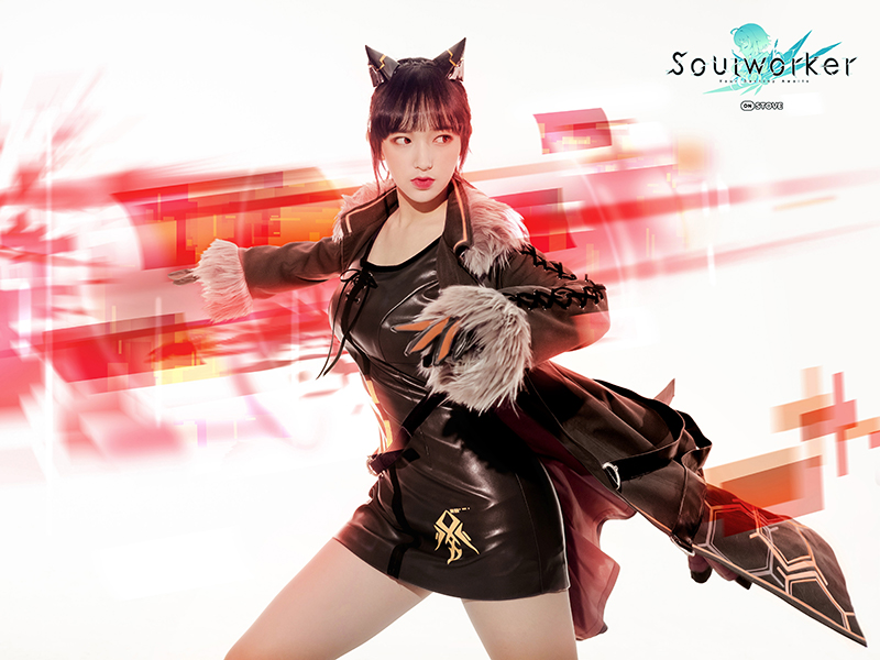 《soulworker》性感丝袜美腿美女Cosplay