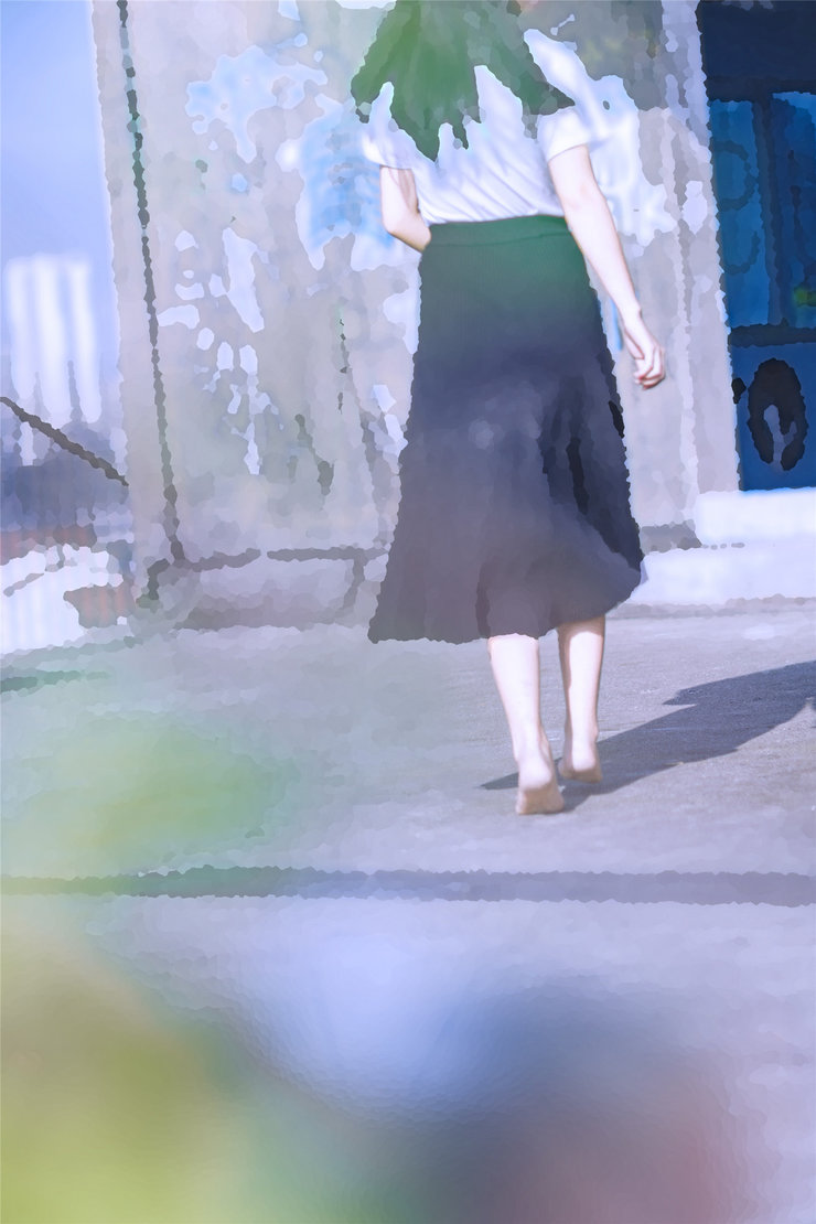 小清新mm外拍 镜头下的她甜得可爱