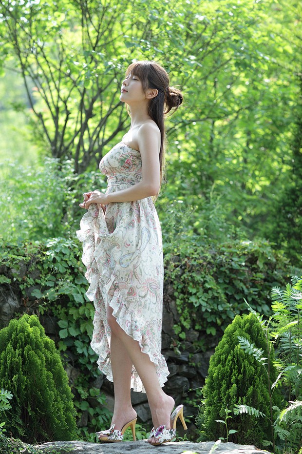 韩国车模许允美小清新写真照片