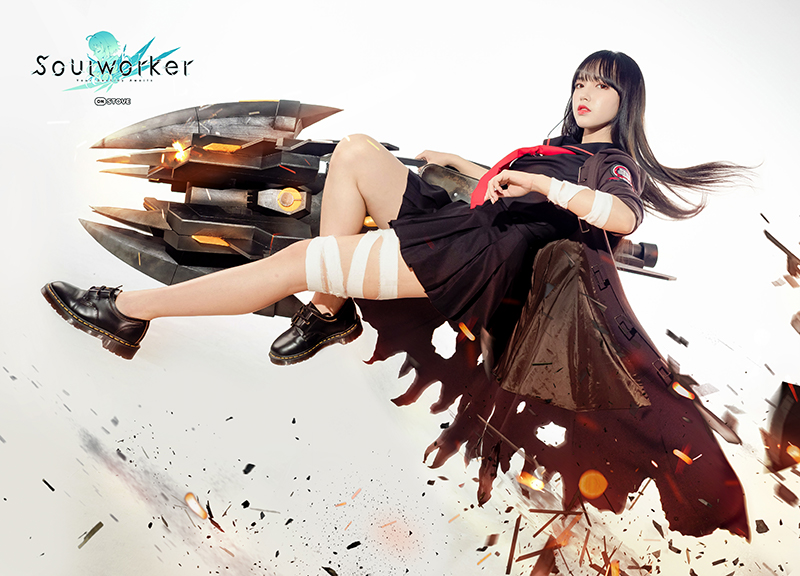 《soulworker》性感丝袜美腿美女Cosplay