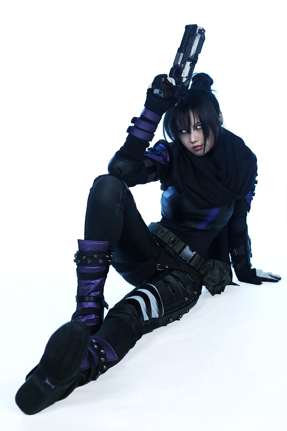 《Apex》恶灵（Wraith）螺旋猫Tasha性感紧身战斗服Cosplay