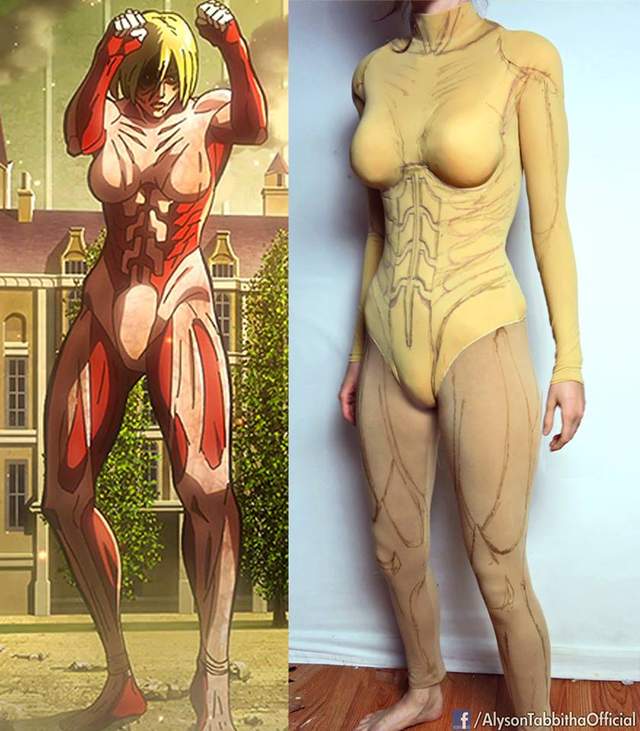Cosplay大神级玩家Alyson Tabbitha扮演女巨人再度引起热议