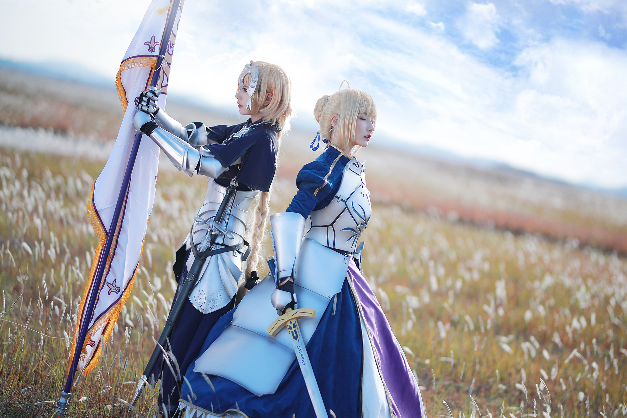 FGO Fate/Grand Order阿尔托莉雅与圣女贞德Cosplay