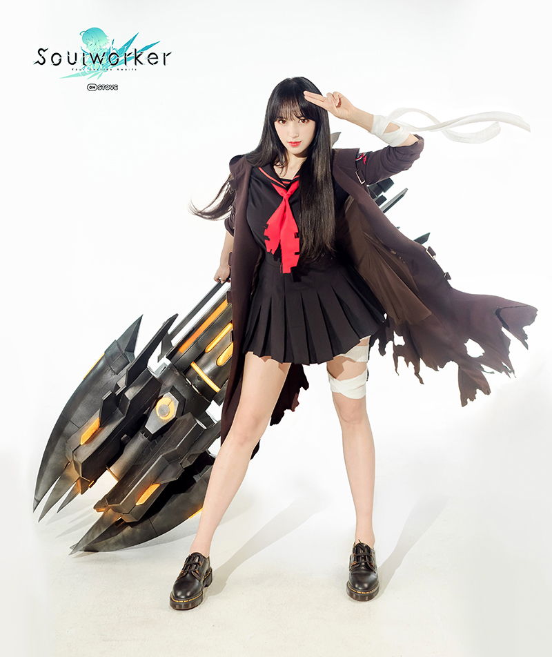 《soulworker》性感丝袜美腿美女Cosplay