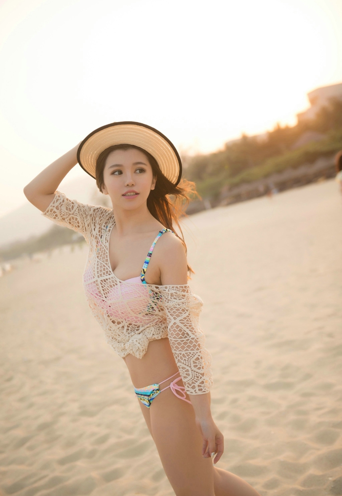 高清海边清凉美女刘娅希艺术个人写真照片