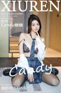 [XiuRen]高清写真图 2025.02.14 No.9888 Candy糖糖 黑丝美腿