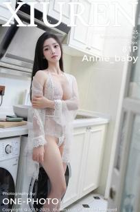 [XiuRen]高清写真图 2025.07.09 No.10525 Annie_baby 白色蕾丝