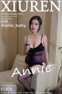 [XiuRen]高清写真图 2025.09.28 No.10819 Annie_baby 紫色情趣