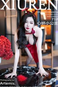 XiuRen秀人网-9704-心妍小公主-红色鹿角情趣内衣私房写真-室内黑丝高跟诱惑-2025.01.03 - 无圣光大尺度