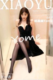 【杨晨晨Sugar】XiaoYu语画界：绝美深V黑亮片礼裙，搭配极致超薄黑丝，展现撩人御姐范，优雅风情与诱惑大尺度写真欣赏