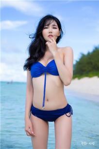 韩佳恩(한가은) 比基尼沙滩写真图