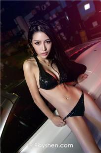郭婷瑜 豪车超跑比基尼魅惑写真图