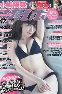 [Weekly Playboy]高清写真图2013 No.45 小嶋阳菜 菊地亜美 有森也実 おのののか 平佑奈 长泽えりな SAKURACO