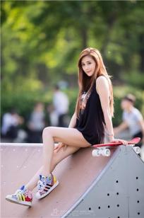 金河律- 韩国美女唯美街拍写真