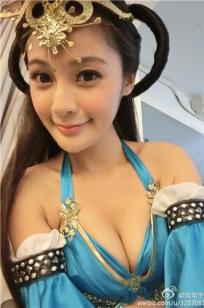 棠宝(莫棠予) 西施妹妖姬酥胸私房照诱惑写真图