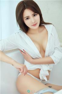 妩媚女神研依 性感衬衫黑色内衣