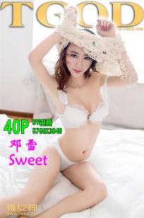邓雪sweet -日系写真图-蕾丝的诱惑 [TGOD推女神]高清写真图
