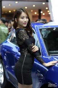 2015韩国国际车展ShowGirl车贞儿美女图片