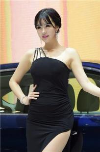2015韩国国际车展气质美女崔星河