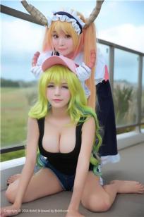 柳侑绮&夏美酱- [BoLoli波萝社新刊]高清写真图 BOL.047 龙女仆