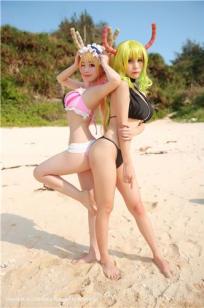 柳侑绮&夏美酱- [BoLoli波萝社新刊]高清写真图 BOL.052 妹抖龙比基尼