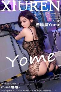 [XiuRen]高清写真图 2024.06.28 No.8776 杨晨晨Yome 情趣黑丝
