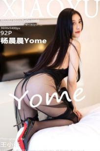 XiaoYu语画界-988-杨晨晨Yome-黑色蕾丝透视连衣短裙、性感丝袜高跟鞋，冷艳车库与私房写真-2023.03.17无圣光