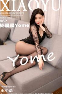 XiaoYu语画界-875-杨晨晨Yome-极品御姐私房诱惑-黑色蕾丝内衣配丝袜-2022.09.30-无圣光大尺度