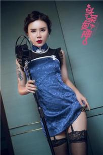 旗袍美人爱丽莎 复古演绎夜上海