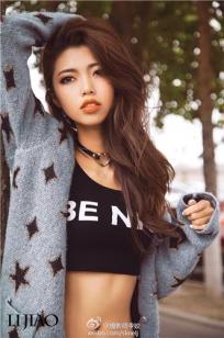 孟露 野性魅惑写真图美图