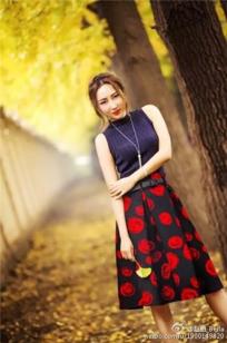 赵晶Bella 户外唯美写真图