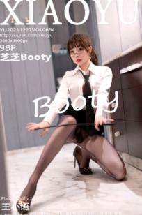 XiaoYu语画界-684期 芝芝Booty：教师制服诱惑主题，白衬衫搭配超薄黑丝美腿，办公室OL性感演绎，大尺度视觉盛宴（2021.12.27）