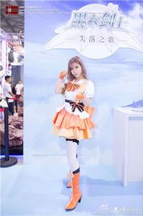 夏晗雪shirlbaby 2016ChinaJoy万代展台SG