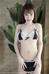 萝莉模特龙泽美曦 三点式内衣女仆装扮