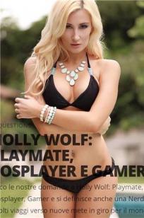 Holly Wolf 只约亚洲男人的花花公子辣模