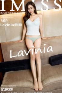 IMiss爱蜜社-463-Lavinia肉肉：室内私房卧室系列，浅色内衣秀曼妙曲线，丝袜高跟尽显优雅性感