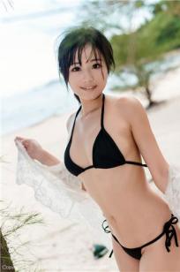 日系女神仓井优香 泳装湿身海岸露出