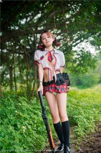 武装少女仓井优香 户外露出狂野诱惑
