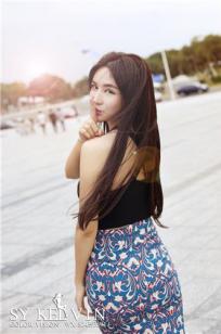 混血佳人伊莉娜 唯美街拍显气质