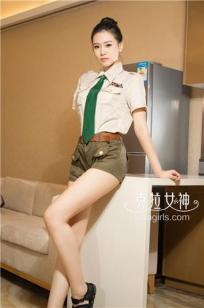 克拉女神夏彤 女兵《英姿飒爽》