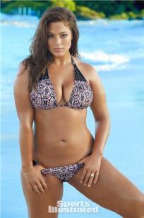 性感女模Ashley Graham 超重量级身材美的发光