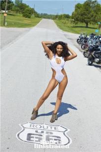 美国黑美人Ariel Meredith 体育画报泳装特刊